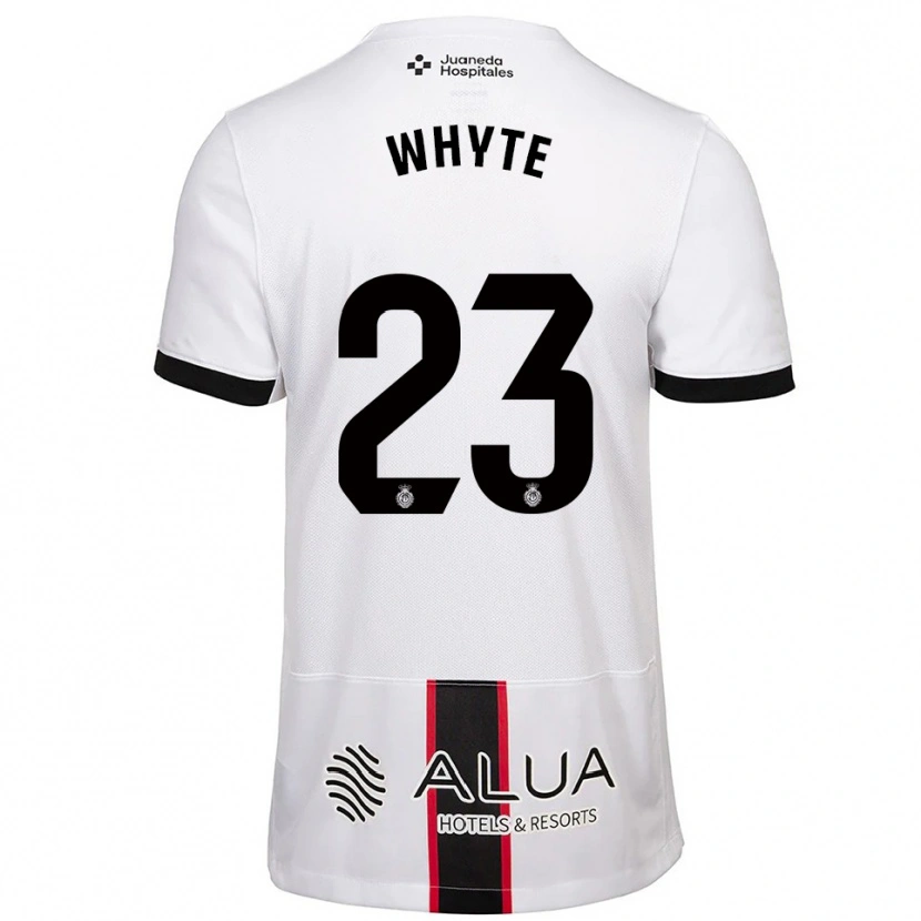 Danxen Dámské Michael Whyte #23 Bílá Černá Daleko Hráčské Dresy 2025/26 Dres