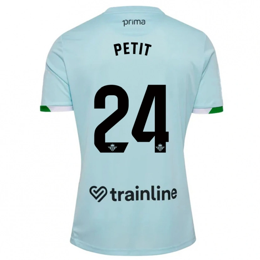 Danxen Dámské Gonzalo Petit #24 Nebesky Modrá Zelená Daleko Hráčské Dresy 2025/26 Dres