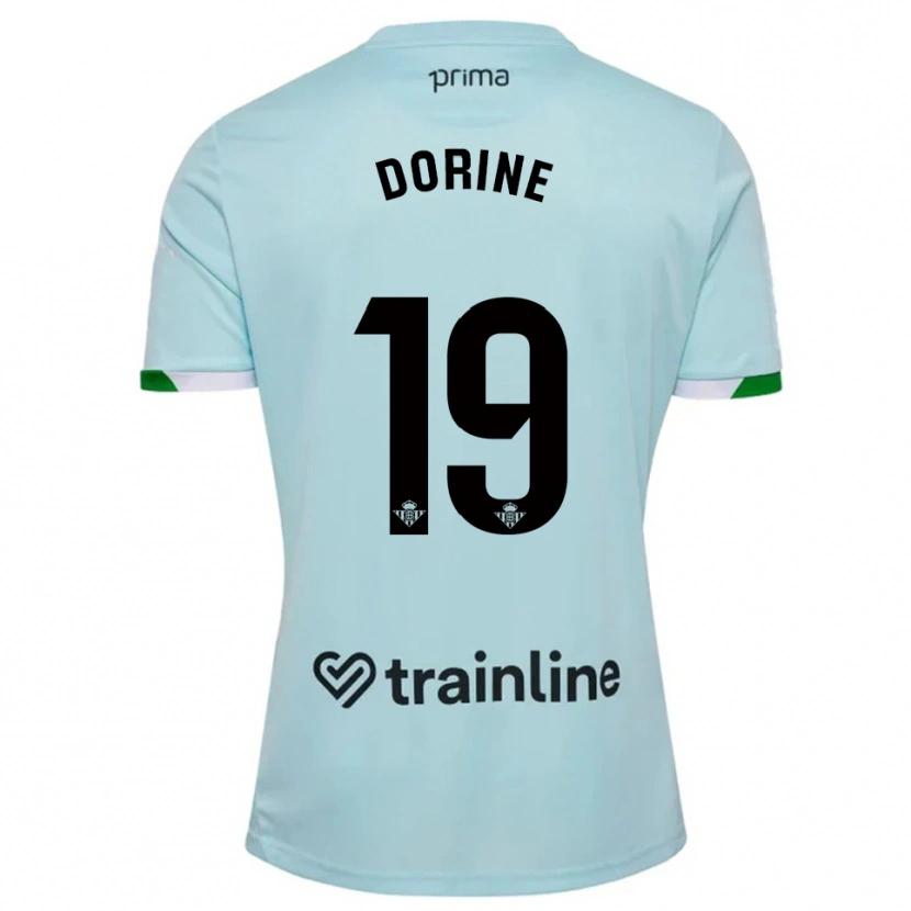 Danxen Dámské Dorine Nina Chuigoue #19 Nebesky Modrá Zelená Daleko Hráčské Dresy 2025/26 Dres