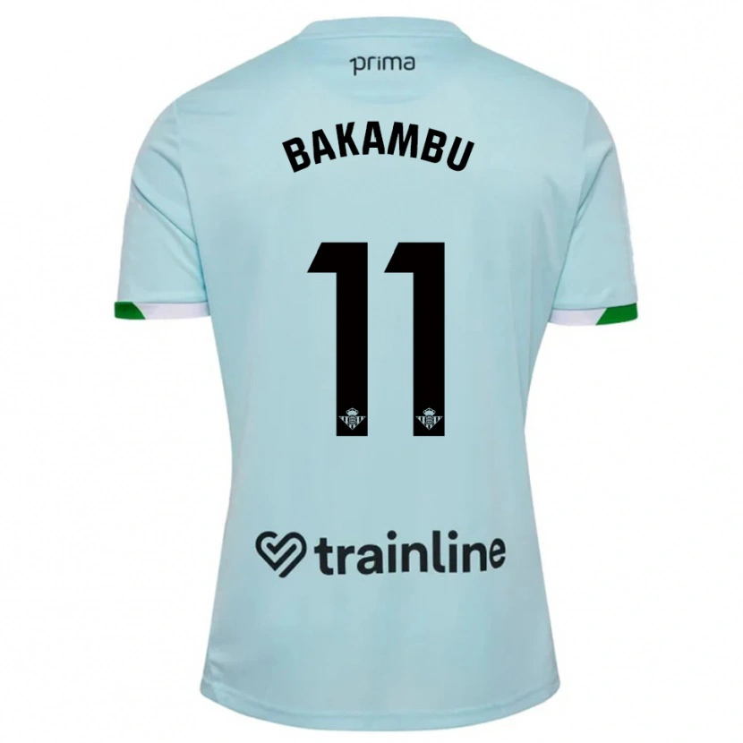 Danxen Dámské Cédric Bakambu #11 Nebesky Modrá Zelená Daleko Hráčské Dresy 2025/26 Dres