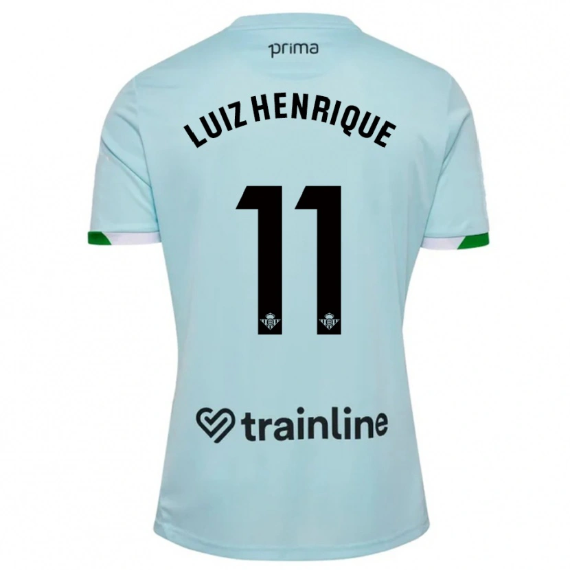 Danxen Dámské Luiz Henrique #11 Nebesky Modrá Zelená Daleko Hráčské Dresy 2025/26 Dres