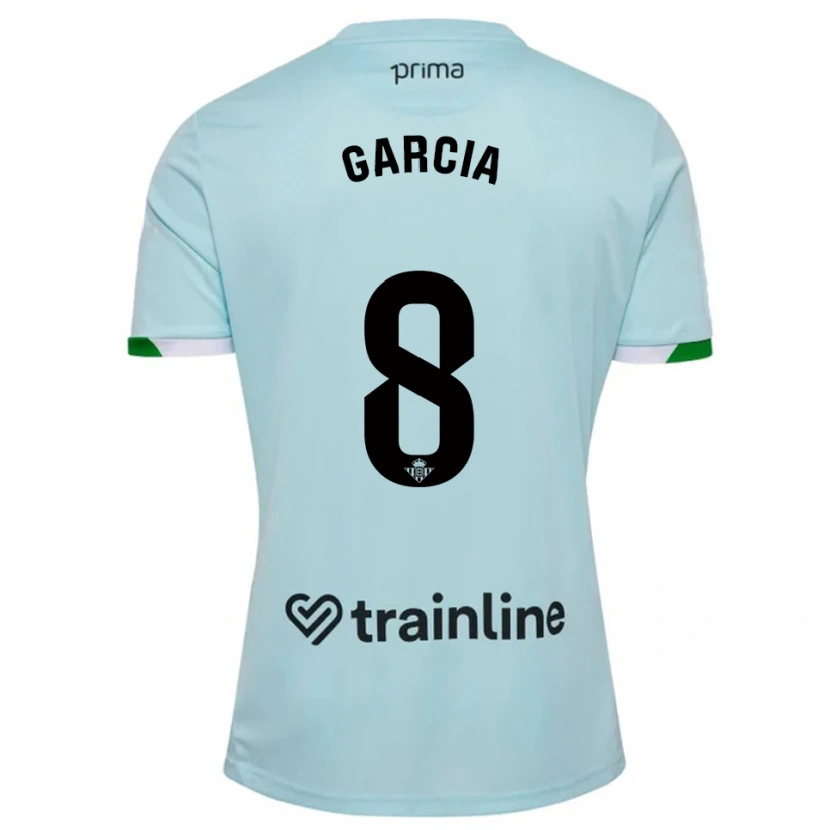 Danxen Dámské Naima García #8 Nebesky Modrá Zelená Daleko Hráčské Dresy 2025/26 Dres