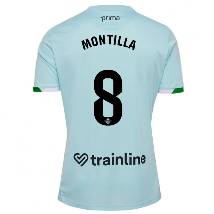 Danxen Dámské Natalia Montilla #8 Nebesky Modrá Zelená Daleko Hráčské Dresy 2025/26 Dres
