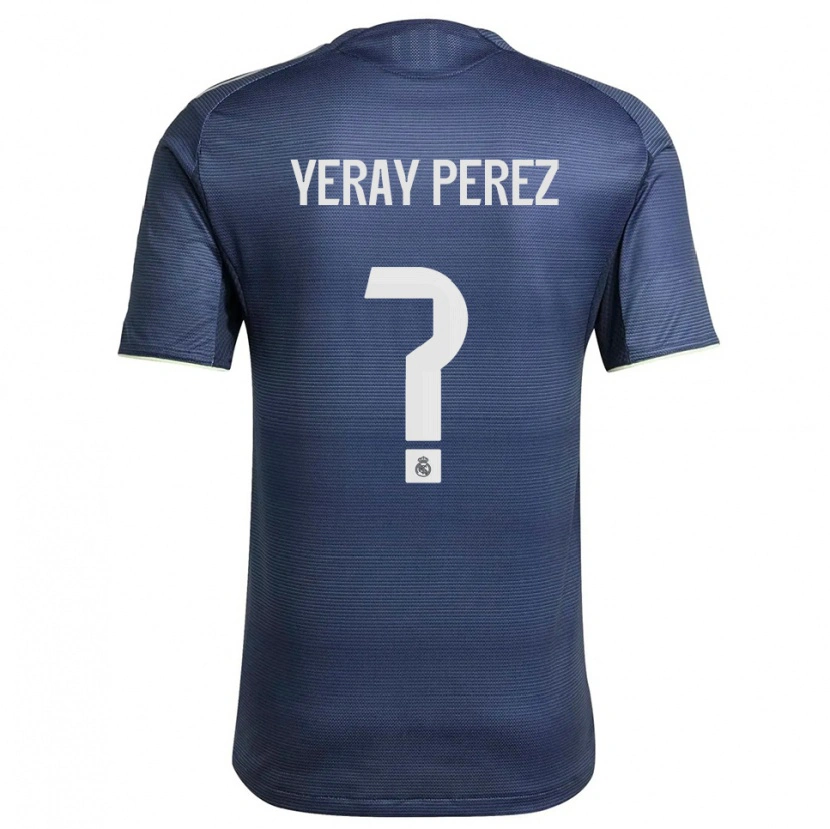 Danxen Dámské Yeray Perez #0 Tmavě Modrá Stříbrná Daleko Hráčské Dresy 2025/26 Dres
