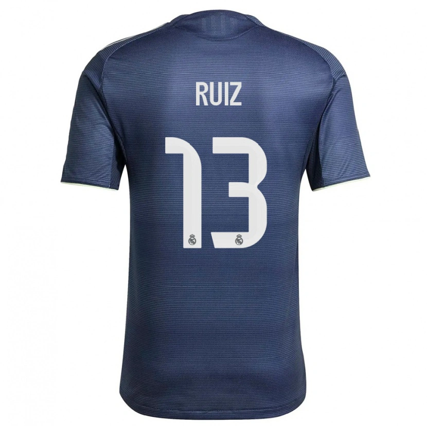 Danxen Dámské Guillermo Ruiz #13 Tmavě Modrá Stříbrná Daleko Hráčské Dresy 2025/26 Dres