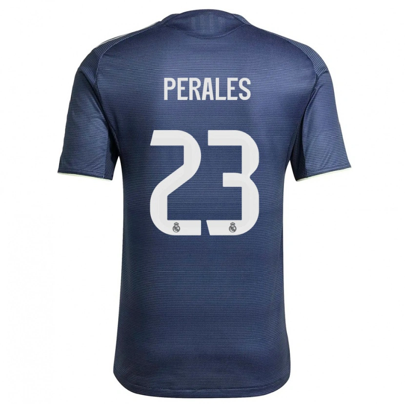 Danxen Dámské Miguel Perales #23 Tmavě Modrá Stříbrná Daleko Hráčské Dresy 2025/26 Dres