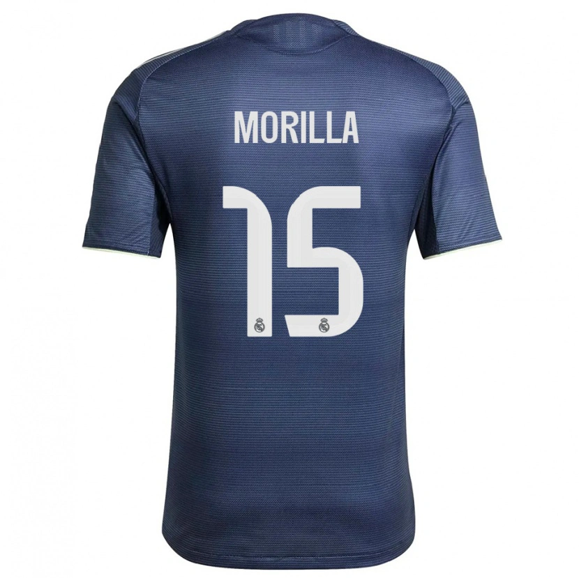 Danxen Dámské Jairo Morilla #15 Tmavě Modrá Stříbrná Daleko Hráčské Dresy 2025/26 Dres