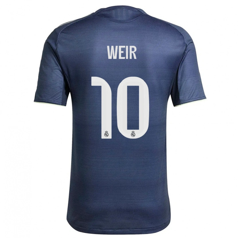 Danxen Dámské Caroline Weir #10 Tmavě Modrá Stříbrná Daleko Hráčské Dresy 2025/26 Dres