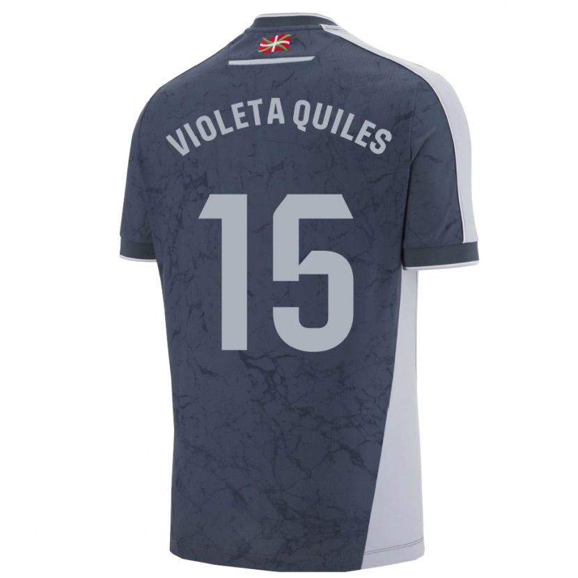 Danxen Dámské Violeta Quiles #15 Tmavě Modrá Bílá Daleko Hráčské Dresy 2025/26 Dres