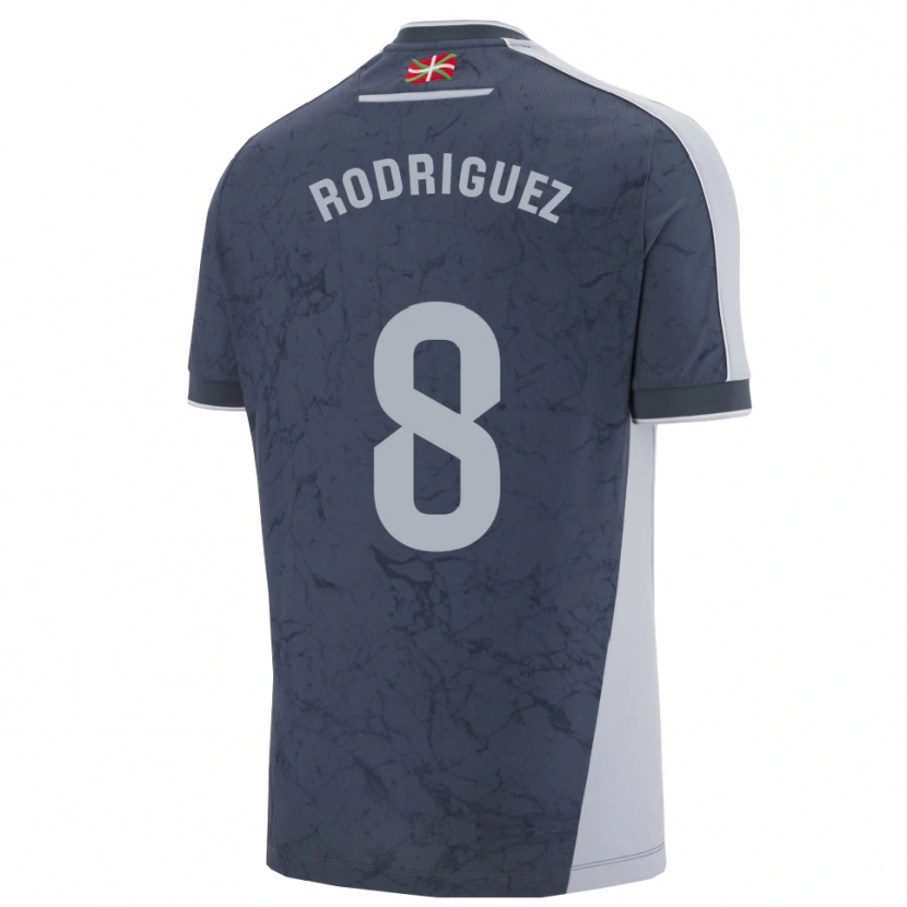 Danxen Dámské Mikel Rodriguez #8 Tmavě Modrá Bílá Daleko Hráčské Dresy 2025/26 Dres