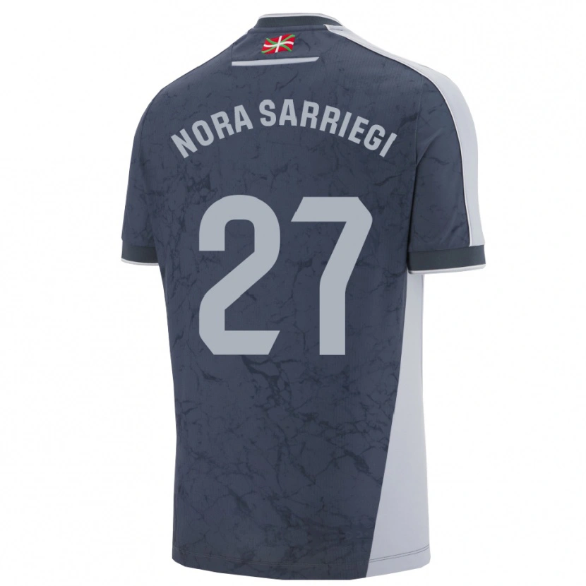 Danxen Dámské Nora Sarriegi Galdos #27 Tmavě Modrá Bílá Daleko Hráčské Dresy 2025/26 Dres