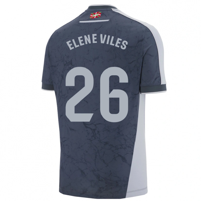 Danxen Dámské Elene Viles Odriozola #26 Tmavě Modrá Bílá Daleko Hráčské Dresy 2025/26 Dres