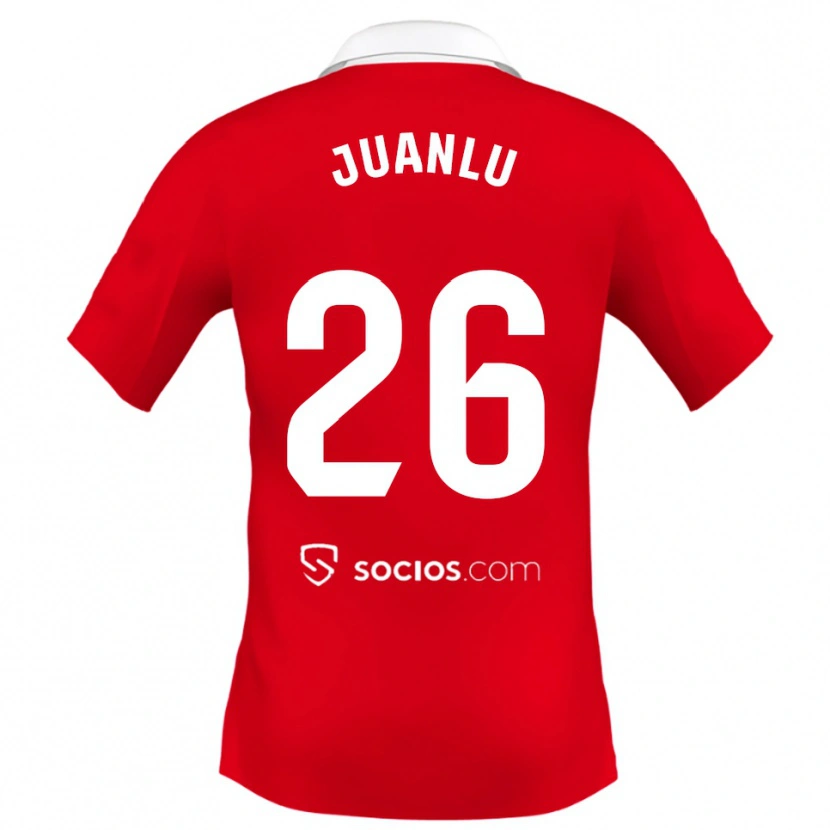 Danxen Dámské Juanlu Sánchez #26 Červená Bílá Šedá Daleko Hráčské Dresy 2025/26 Dres