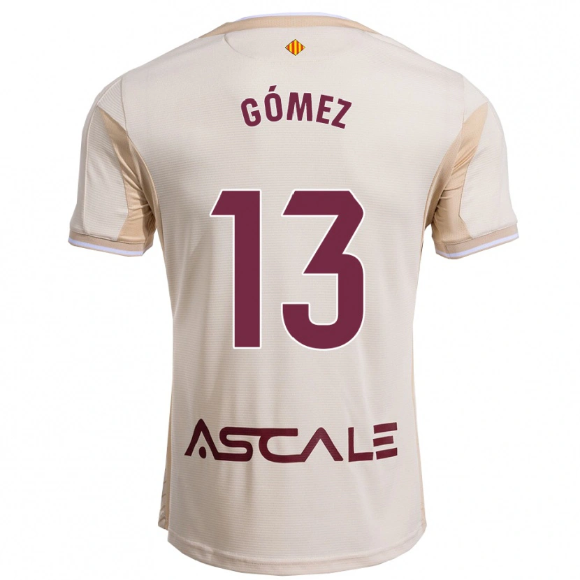 Danxen Dámské Rubén Gómez #13 Špinavě Bílá Burgundská Daleko Hráčské Dresy 2025/26 Dres