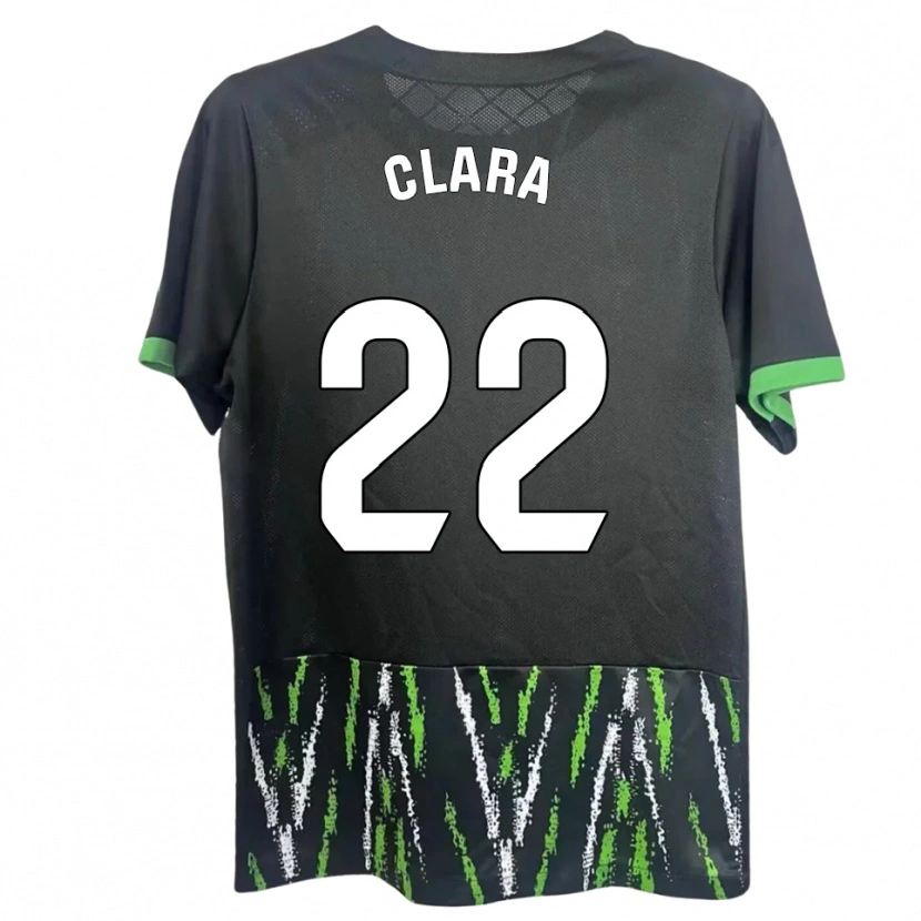 Danxen Dámské Clara Ferrer Gallego #22 Černá Zelená Daleko Hráčské Dresy 2025/26 Dres