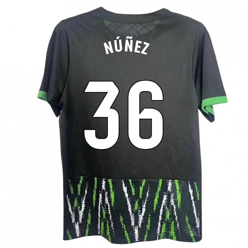Danxen Dámské Rafa Núñez #36 Černá Zelená Daleko Hráčské Dresy 2025/26 Dres