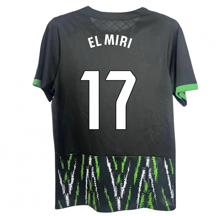 Danxen Dámské Walid El Miri #17 Černá Zelená Daleko Hráčské Dresy 2025/26 Dres