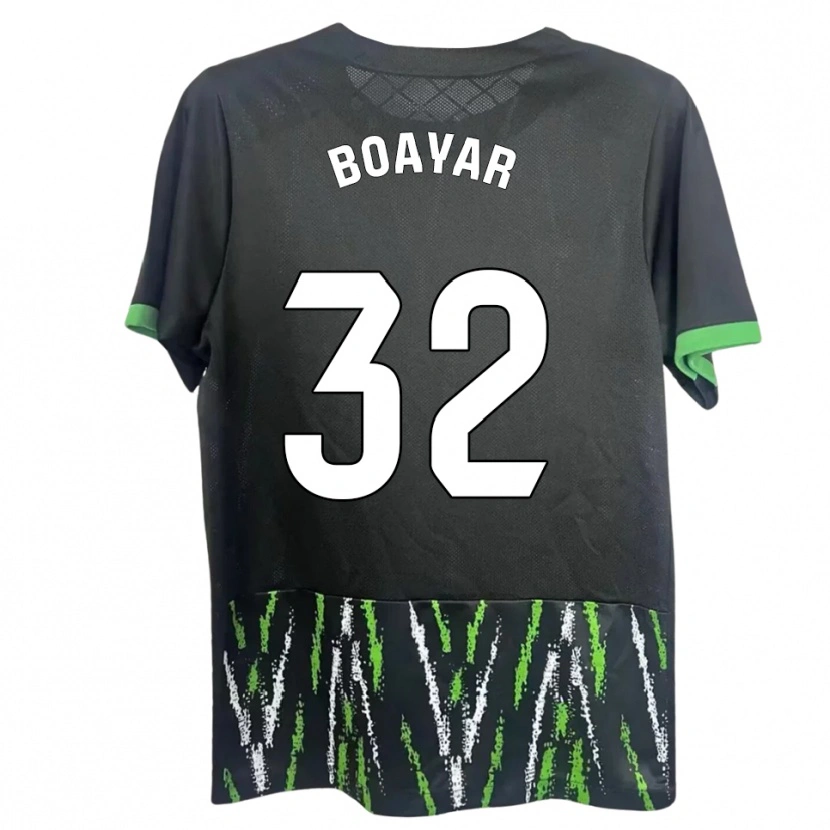 Danxen Dámské Adam Boayar #32 Černá Zelená Daleko Hráčské Dresy 2025/26 Dres