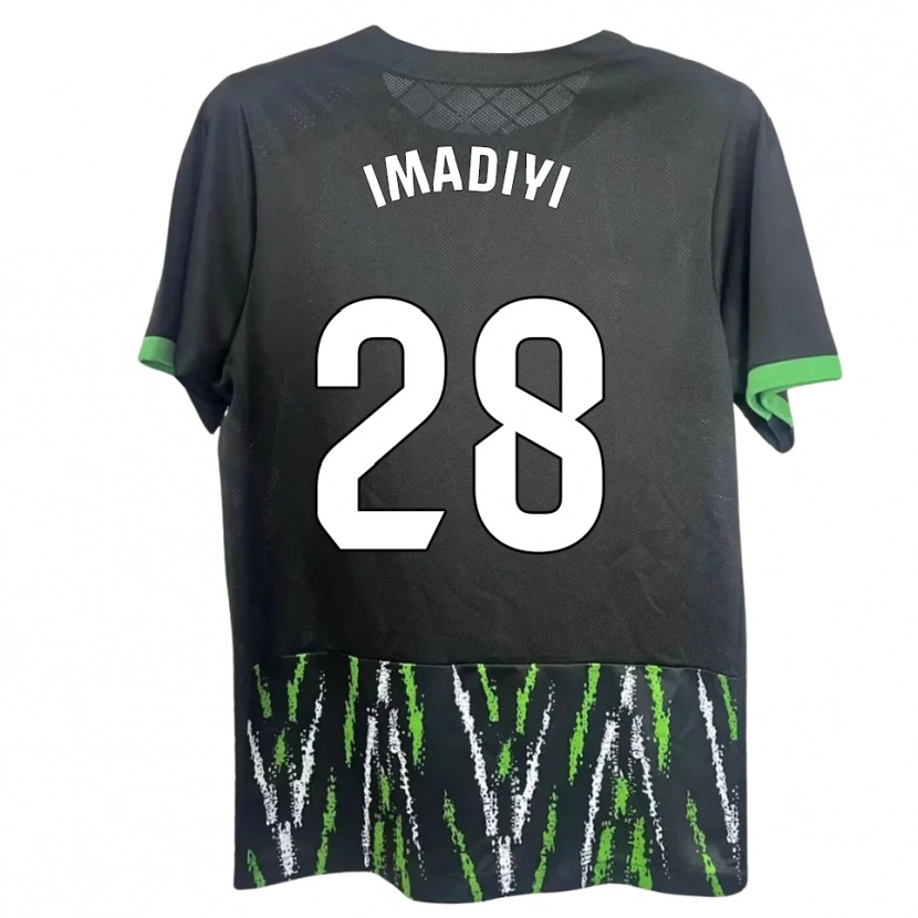 Danxen Dámské Ceri Imadiyi #28 Černá Zelená Daleko Hráčské Dresy 2025/26 Dres
