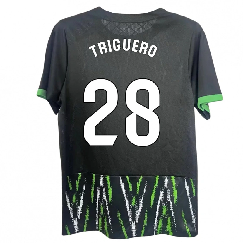 Danxen Dámské Dani Triguero #28 Černá Zelená Daleko Hráčské Dresy 2025/26 Dres