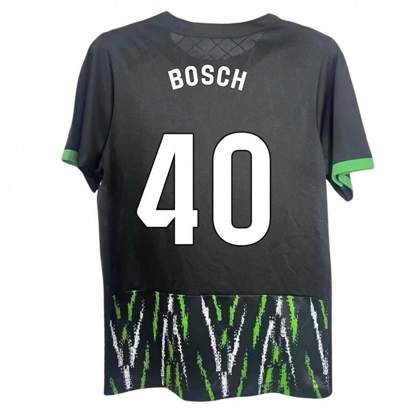 Danxen Dámské Owen Bosch #40 Černá Zelená Daleko Hráčské Dresy 2025/26 Dres