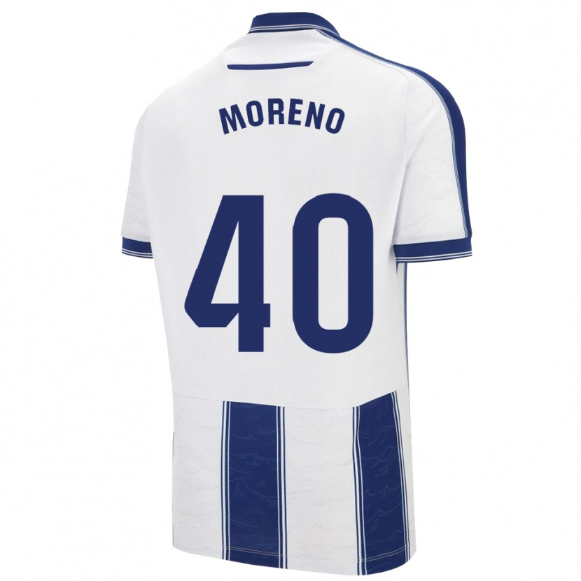 Danxen Dámské Matías Moreno #40 Tmavě Modrá Bílá Daleko Hráčské Dresy 2025/26 Dres
