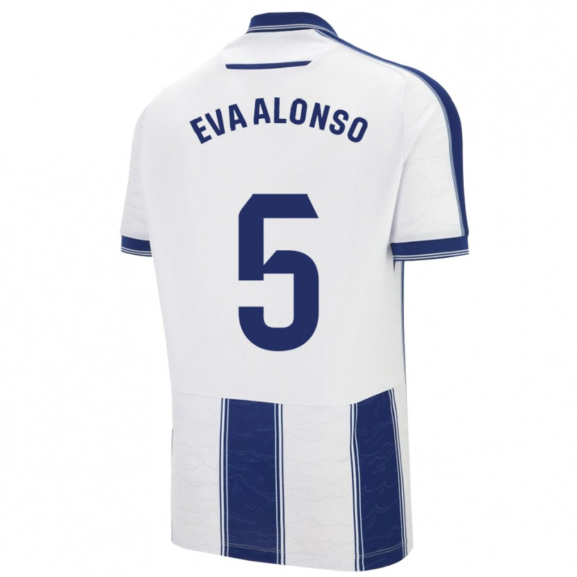 Danxen Dámské Eva Alonso #5 Tmavě Modrá Bílá Daleko Hráčské Dresy 2025/26 Dres