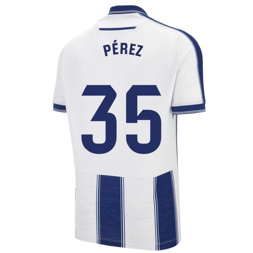 Danxen Dámské Nacho Pérez #35 Tmavě Modrá Bílá Daleko Hráčské Dresy 2025/26 Dres
