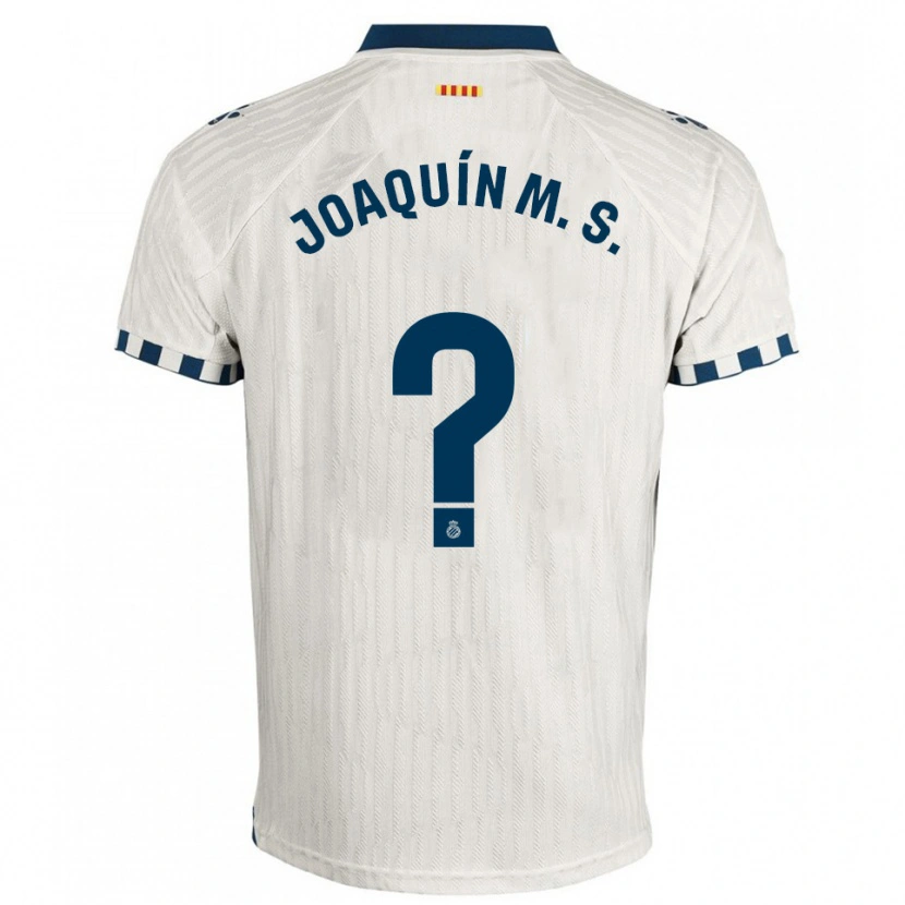 Danxen Dámské Joaquín Manuel Sánchez #0 Bílá Modrá Daleko Hráčské Dresy 2025/26 Dres