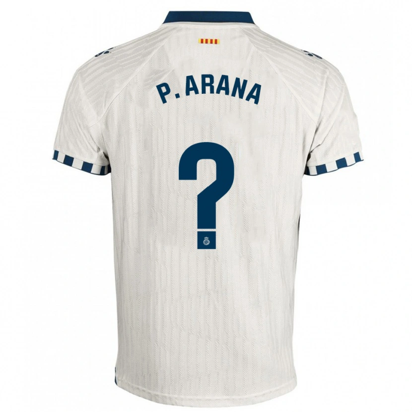 Danxen Dámské Paula Arana Montes #0 Bílá Modrá Daleko Hráčské Dresy 2025/26 Dres