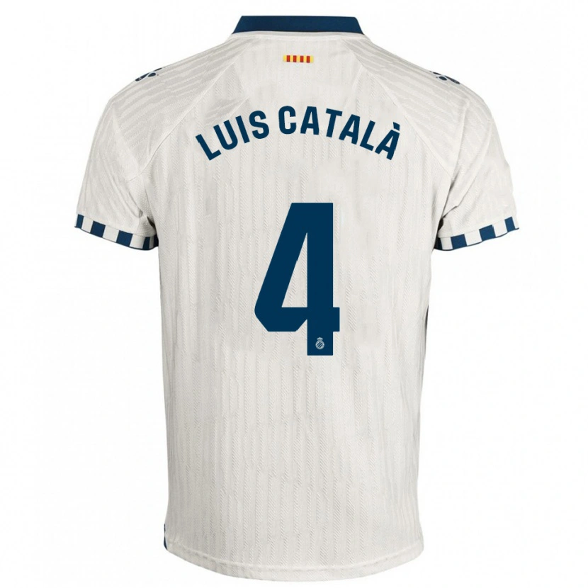 Danxen Dámské José Luis Català #4 Bílá Modrá Daleko Hráčské Dresy 2025/26 Dres