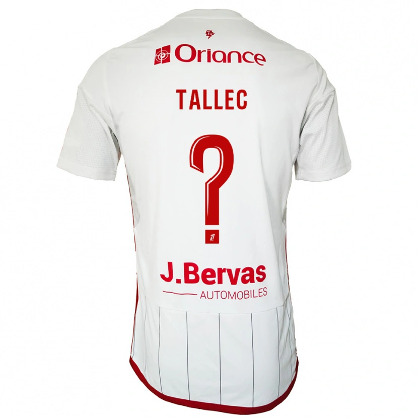 Danxen Dámské Ylionna Tallec #0 Bílá Červená Daleko Hráčské Dresy 2025/26 Dres