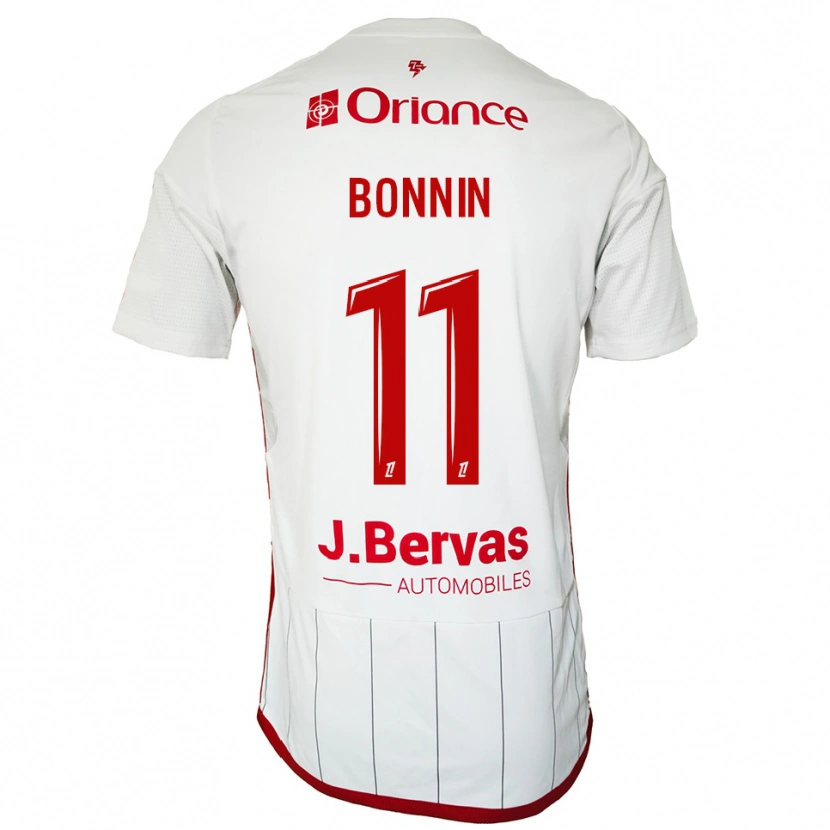 Danxen Dámské Lilian Bonnin #11 Bílá Červená Daleko Hráčské Dresy 2025/26 Dres