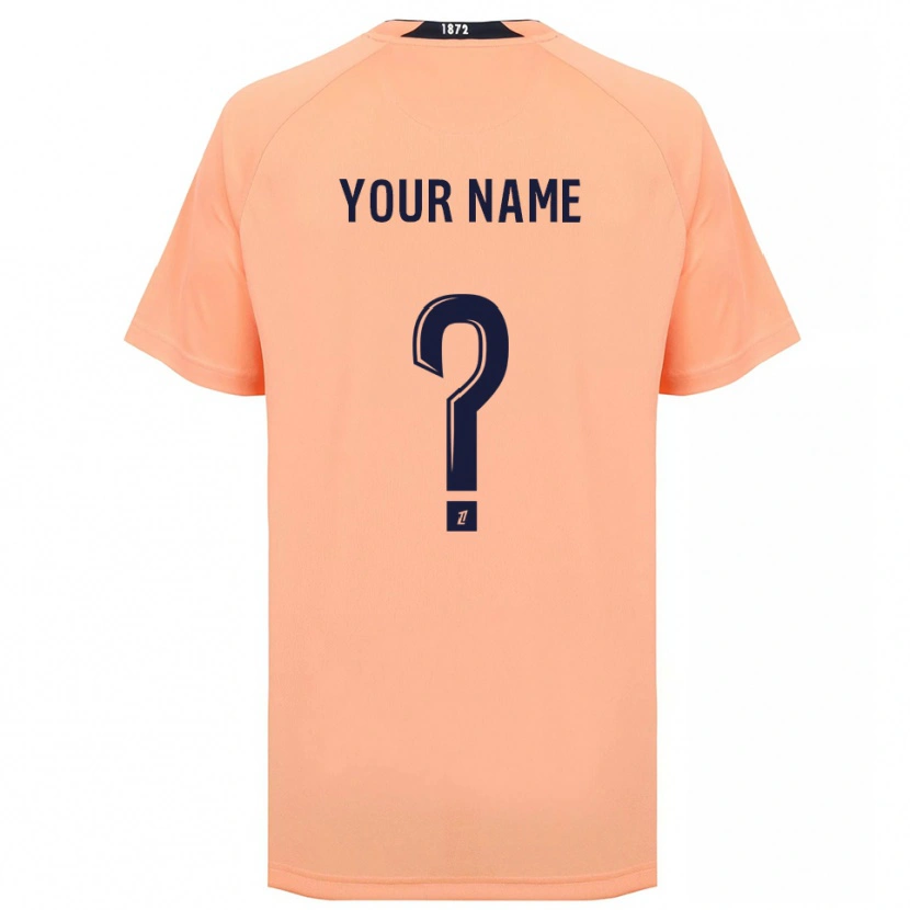 Danxen Dámské Tvé Jméno #0 Oranžová Námořnická Daleko Hráčské Dresy 2025/26 Dres