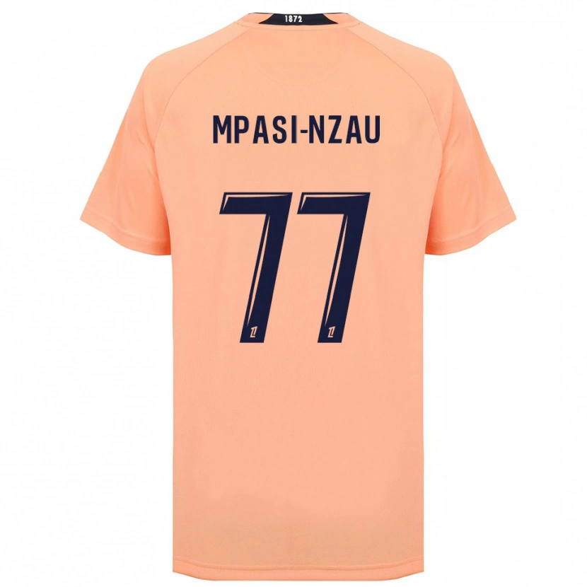 Danxen Dámské Lionel Mpasi-Nzau #77 Oranžová Námořnická Daleko Hráčské Dresy 2025/26 Dres