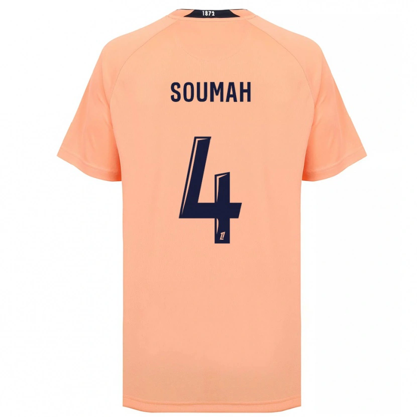 Danxen Dámské Mohamed Soumah #4 Oranžová Námořnická Daleko Hráčské Dresy 2025/26 Dres