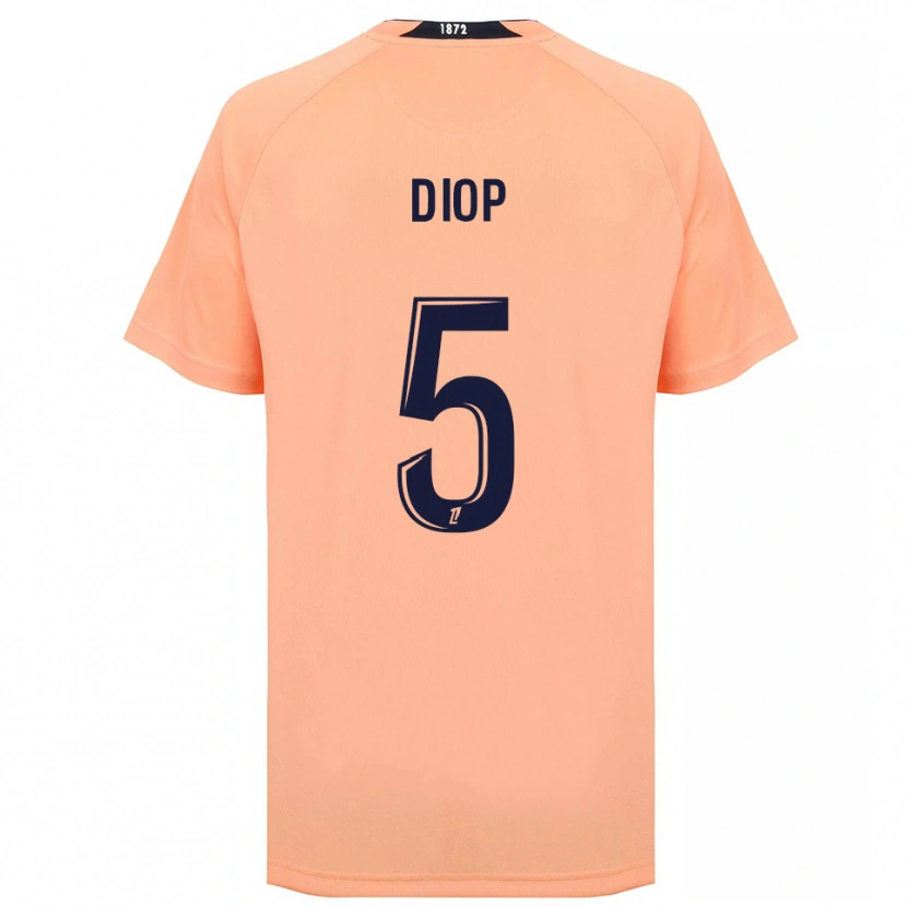 Danxen Dámské Doro Diop #5 Oranžová Námořnická Daleko Hráčské Dresy 2025/26 Dres