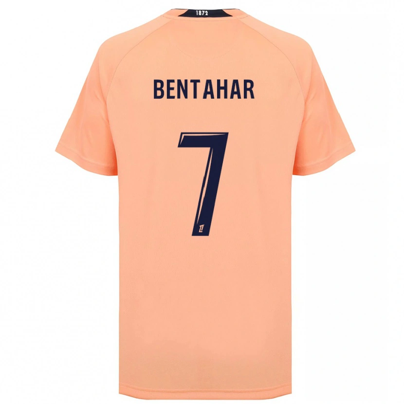 Danxen Dámské Ahmed Bentahar #7 Oranžová Námořnická Daleko Hráčské Dresy 2025/26 Dres