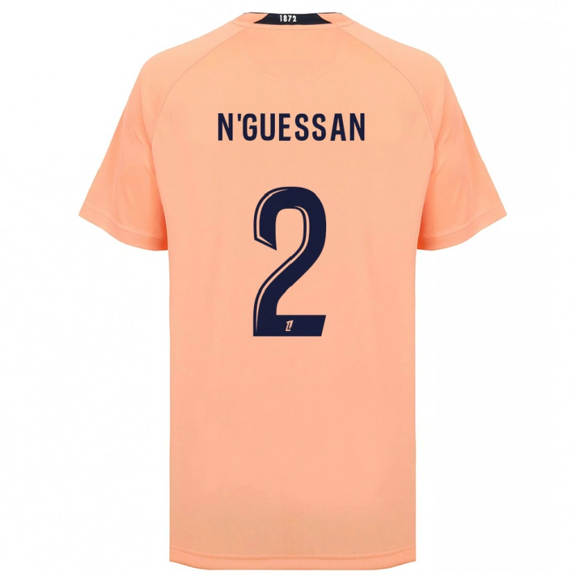 Danxen Dámské Jean-Baptiste N'guessan #2 Oranžová Námořnická Daleko Hráčské Dresy 2025/26 Dres
