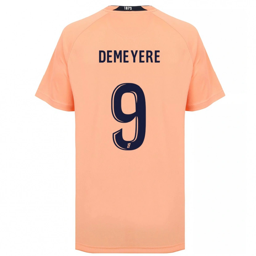 Danxen Dámské Silke Demeyere #9 Oranžová Námořnická Daleko Hráčské Dresy 2025/26 Dres