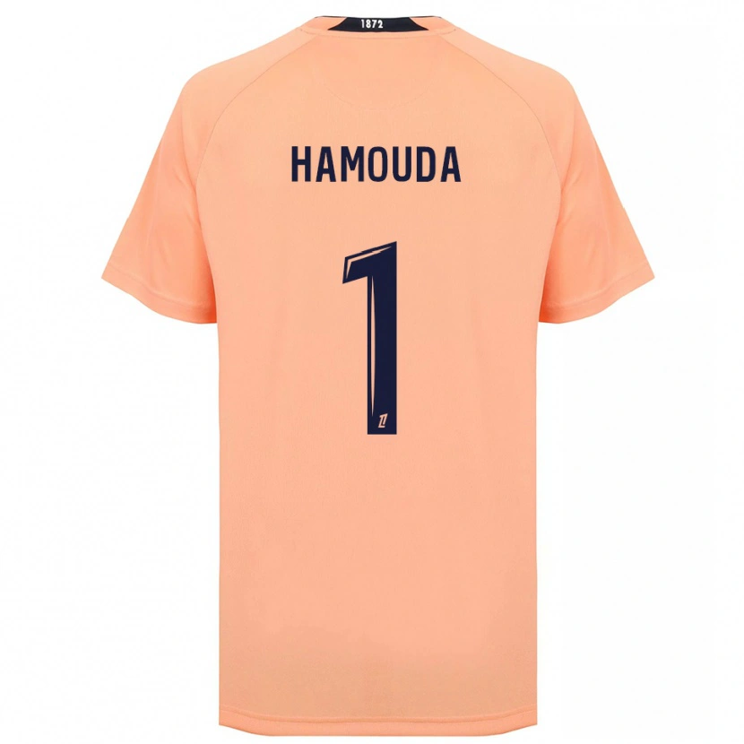 Danxen Dámské Adel Hamouda #1 Oranžová Námořnická Daleko Hráčské Dresy 2025/26 Dres