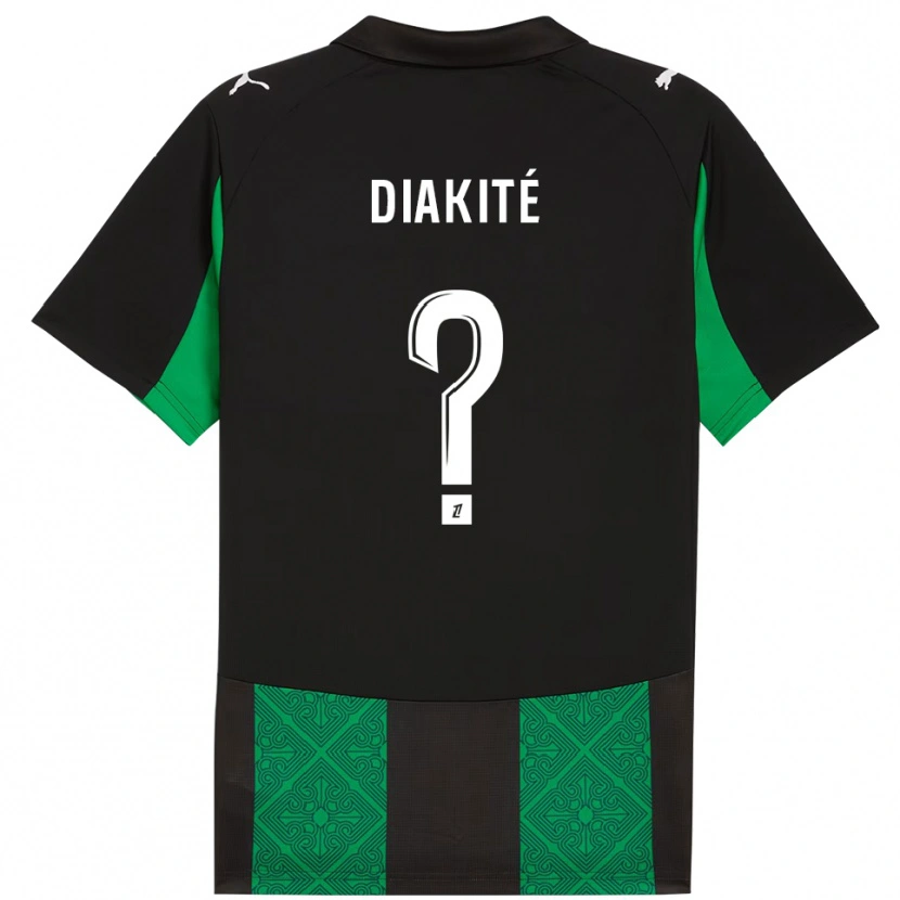 Danxen Dámské Boubacar Diakité #0 Černá Zelená Daleko Hráčské Dresy 2025/26 Dres