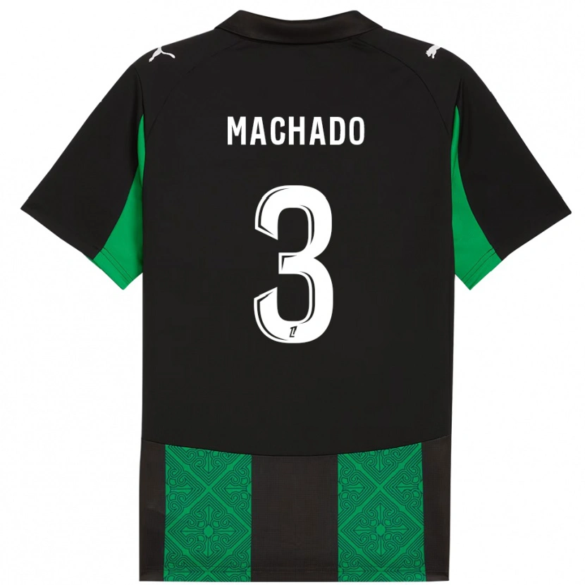 Danxen Dámské Deiver Machado #3 Černá Zelená Daleko Hráčské Dresy 2025/26 Dres