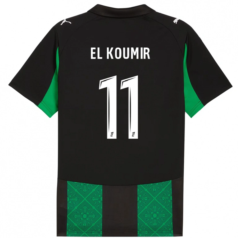 Danxen Dámské Kaîna El Koumir #11 Černá Zelená Daleko Hráčské Dresy 2025/26 Dres