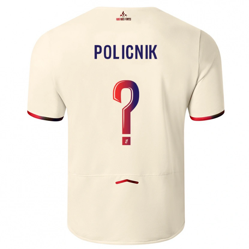 Danxen Dámské Valéryane Policnik #0 Špinavě Bílá Červená Daleko Hráčské Dresy 2025/26 Dres