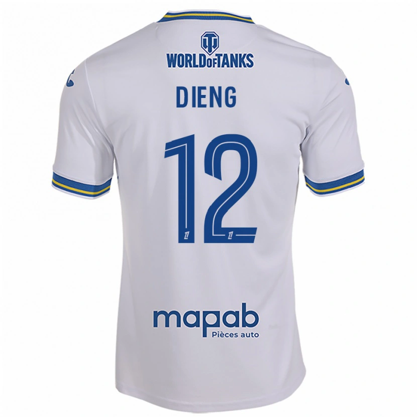 Danxen Dámské Bamba Dieng #12 Bílá Nebesky Modrá Daleko Hráčské Dresy 2025/26 Dres