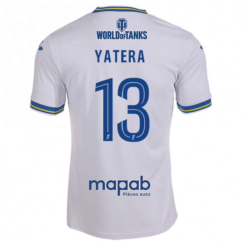 Danxen Dámské Demba Yatera #13 Bílá Nebesky Modrá Daleko Hráčské Dresy 2025/26 Dres