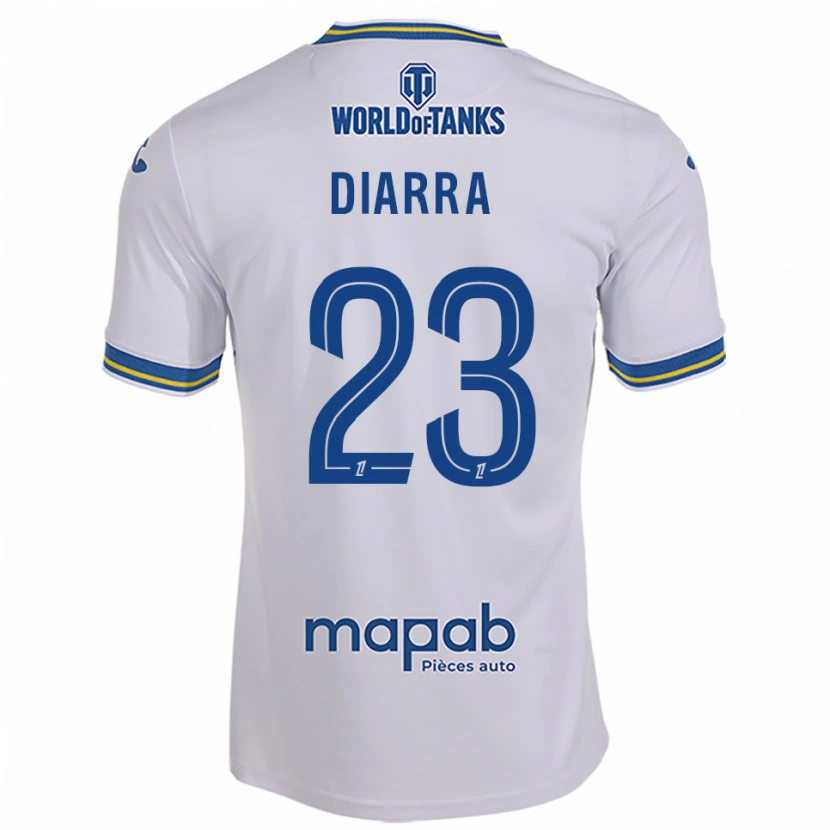 Danxen Dámské Stéphane Diarra #23 Bílá Nebesky Modrá Daleko Hráčské Dresy 2025/26 Dres