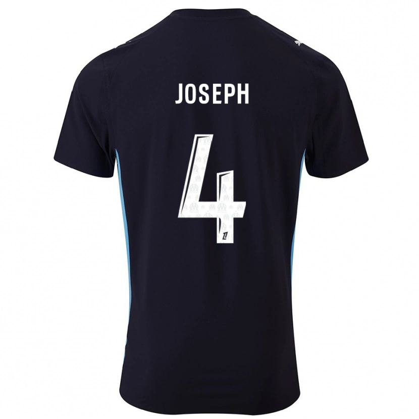 Danxen Dámské Tabita Joseph #4 Černá Nebesky Modrá Daleko Hráčské Dresy 2025/26 Dres