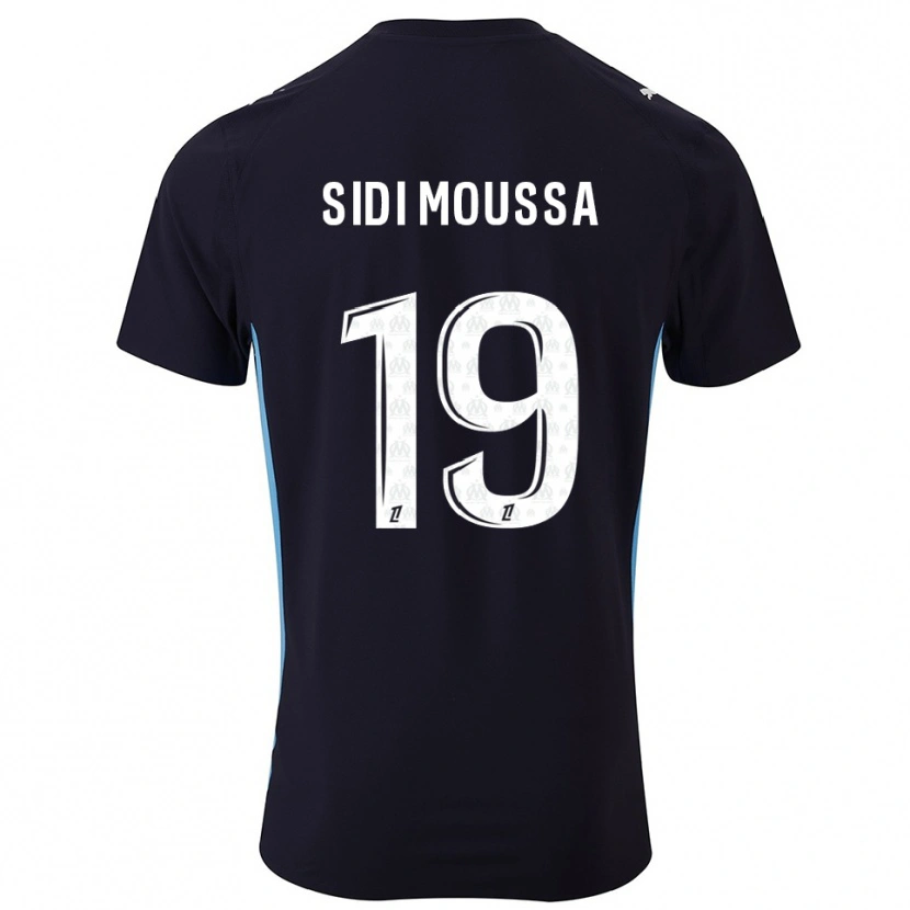 Danxen Dámské Salima Sidi Moussa #19 Černá Nebesky Modrá Daleko Hráčské Dresy 2025/26 Dres
